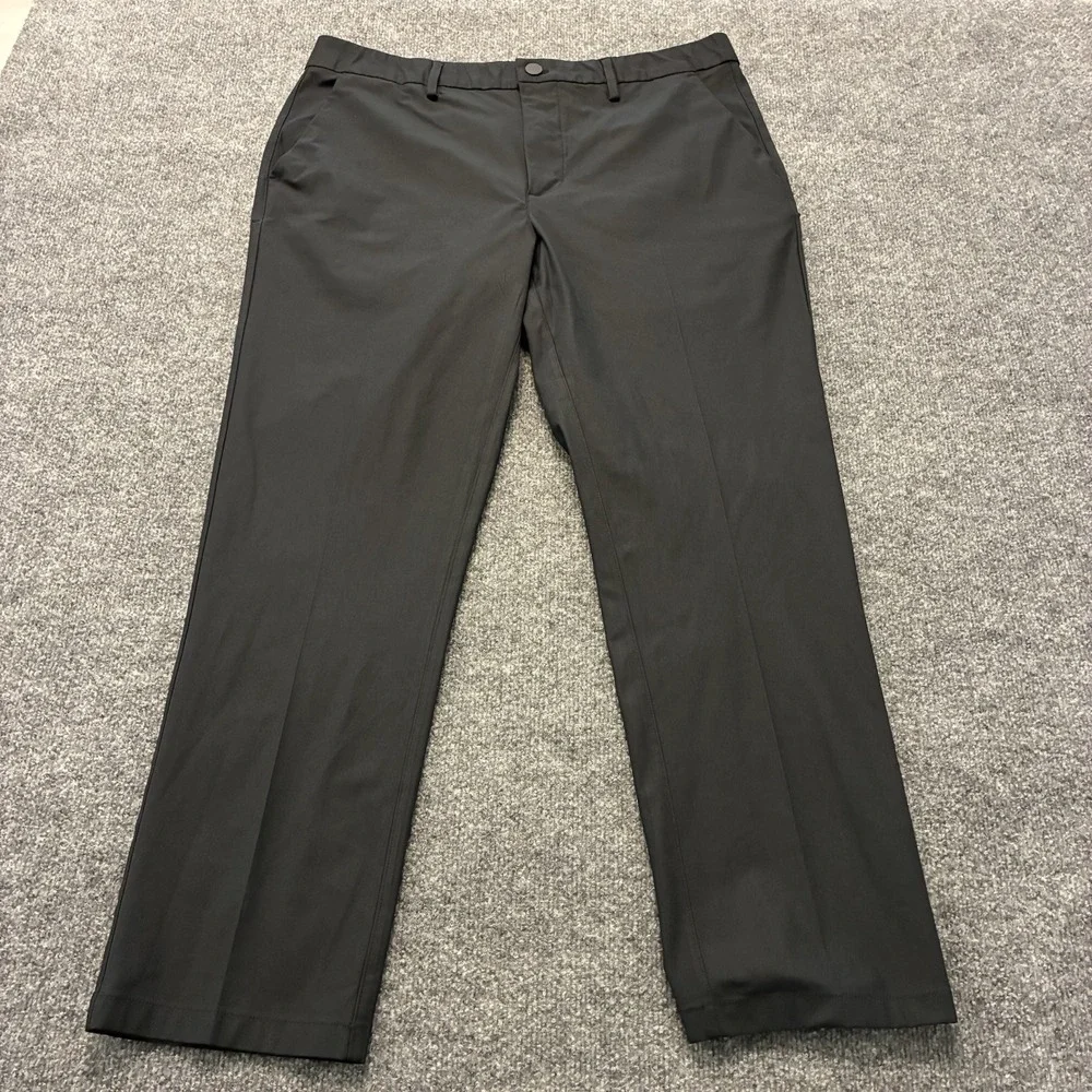 Quince Black Performance Stretch Technical Dress Pants Mens 36x30 Casual